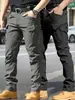 Pantalones de Trabajo Frescos de Verano 2026 para Hombre Corte Delgado Tendencia Pierna Recta Pantalones de Personalidad Pantalones Tácticos Militares en Stock