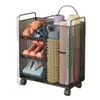 Estante de almacenamiento para el hogar para equipo de fitness, deportes, yoga, almacenamiento duradero, almacenamiento móvil para raquetas y pelotas, estante para huecos