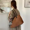 Bolsa tote de gran capacidad Maillard para mujer, nuevo bolso de ante vintage para el hombro 2026, bolso de mano y bandolera versátil para el día a día