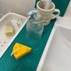 Tapete Drenante de Pia de Cozinha, Jogo Americano de Silicone, Porta Copo, Tapete Grande com Filtro, Tábua de Corte Antiderrapante, Anti-Escaldante, Assadeira, Tapete de Isolamento Doméstico