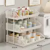 Prateleira de Armazenamento de Mesa para Bancada de Cozinha Doméstica Prateleira Organizadora de Armazenamento em Camadas Lanche Novo 2026 Organizador Simples para Mesa de Jantar