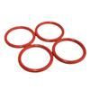 Anel de vedação anel de vedação de borracha branca Anel de vedação de silicone transparente branco O-ring dispositivos de pesca O-ring