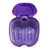 Caja de Almacenamiento para Brackets Invisibles, Caja para Limpiar Dentaduras Postizas, Caja de Almacenamiento para Retenedor Ortodóntico, Caja de Almacenamiento para Brackets, Sellada