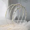 Livro Vermelho Pequeno Pedra Olho de Gato Strass Liga Estilo Coreano Pérola Fina Faixa de Cabelo Moda Faixa de Cabelo para Lavar o Rosto Presilha de Cabelo Acessórios de Cabelo Transfronteiriços