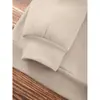 Luneh Camiseta Casual para Mujer con Estampado de Slogan Cuello Redondo Manga Larga S