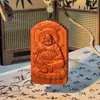 Acessórios de pingente tradicionais feitos à mão da popular marca HeXiang, ornamento para pendurar no carro, amuleto triangular da paz
