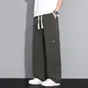 Pantalones de trabajo retro americanos para hombre, nuevo estilo 2026, pantalones rectos holgados de moda, pantalones largos casuales versátiles para hombre