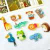 Acessórios de Presilha de Cabelo DIY de Acrílico com Animal de Desenho Animado Decorações Criativas de Headwear Infantil Ondulação d'Água Material para Adesivo de Geladeira
