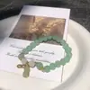 Mismo Pulsera Entrelazada de Celebridad de Internet para Mujer Diseño Literario Ins Pulsera de Hebilla de Paz Regalo de Cumpleaños para Mejor Amiga Venta al por Mayor