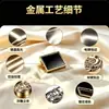 Proceso de Estampado en Foil Dorado Cepillado para Etiquetas de Perfume de Alta Gama, Pegatinas Personalizadas para Botellas, Fabricante Profesional de Impresión