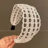 Elegante diadema de ala ancha para mujer, nuevo modelo 2026, diseño de copa alta, adecuada para lavarse la cara, uso diario, accesorio de pelo versátil