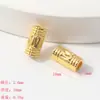 Contas Espaçadoras Banhadas a Ouro Estilo Antigo Mini Flor de Rosa Estrela de Cinco Pontas Contas Pulseira Colar Joias Feitas à Mão DIY Contas Soltas