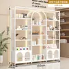 Gabinete de salón de belleza vitrina estante de exhibición de cosméticos estante de exhibición comercial de supermercado vitrina de exhibición de modelos adornos