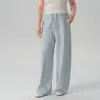 Pantalones anchos de pierna recta para tallas grandes, nuevos pantalones deportivos de chándal para mujer Otoño 2026, de cintura alta, corte holgado, pantalones de yoga casuales para personas altas