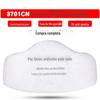 3M3701Cn Máscara de Pó para Particulados 3200 com Cartucho Filtro de Pó Industrial Proteção de Material Filtrante de Algodão Filtro Kn95