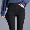 Leggings Elásticos Ropa Exterior de Mujer Verano Delgados 2021 Nuevos Elásticos Cintura Alta Primavera y Otoño Leggings Lápiz Negros