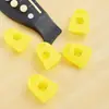 Protetor de Dedo de Silicone Respirável para Guitarra para Iniciantes Tocarem Guitarra e Pressionarem as Cordas para Prevenir Lesões e Protetor de Dedo
