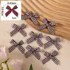 Lazo de Cinta Escocesa a Cuadros 1CM Lazo de Máquina de Cinturón Escocés Ropa Falda para Niños Calcetines Lazo Decorativo