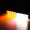 Xmy Luz de Clip para Rejilla de Coche 4LED de Uno a Cuatro Luz Diurna Luz de Advertencia Estroboscópica Luz de Rejilla Modelo Manual