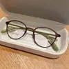 Gafas Presbiópicas Jóvenes Retro Artísticas para Mujer Ultraligeras Anti Luz Azul Alta Definición Estilo Occidental Gafas Antiguas Montura Redonda Retro Gafas de Flores