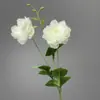 Flores Artificiales de Peonía de Cristal de Doble Flor Transfronterizas para Decoración de Escena de Boda, Arreglos Florales de Seda, Paquete Mixto a Granel