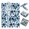 Wx052 Hexagonal Azul Papel Sydney 17g Dulce de Regalo Papel de Envoltura a Prueba de Humedad Cuadrado Decorativo Papel Sydney