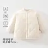 Roupa Acolchoada para Recém-Nascido 160g Classe A Sem Ossos Jaqueta Acolchoada de Outono/Inverno para Bebê Top Quente com Bordado de Coelho para Bebê