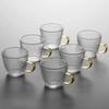 Vidrio de Borosilicato Resistente al Calor, Resistente a Altas Temperaturas, Antirroturas, Oficina en Casa, Casa de Té, Club, Asa Exquisita, Juego de Tazas de Té Pequeñas