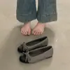 Sapatilhas Mary Jane estilo Chanel, sapatos de bico redondo para mulheres, nova coleção outono/inverno 2026, sapatilhas em formato de ovo