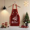 Delantal de Lona para Decoración Navideña Transfronteriza con Patrón Personalizado y Logo, Delantal para el Hogar, Suministros de Decoración para Ambiente Festivo
