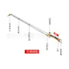 Maçarico de Corte Estendido Tipo G01-30 Maçarico de Corte 100 Maçarico de Corte para Gás Oxigênio Acetileno Propano Maçarico de Corte em Aço Inoxidável 80cm 1m