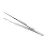 Pinzas de acero inoxidable alargadas y engrosadas, clip de reparación, herramienta manual DIY para acuario, plantas acuáticas, pinzas multiusos, codo redondo