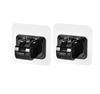 Soporte para barra de cortina telescópica tipo adhesivo dispositivo de asiento fijo sin perforación soporte para barra transversal gancho de soporte para cortina de puerta