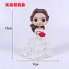 Decoração de Bolo de Aniversário Branca de Neve Ornaments Belle Frozen Elsa Sereia Fantasia Toppers