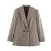 Estilo Europeo y Americano Transfronterizo Z Nueva Moda Elegante Ropa para Mujer al por Mayor Blazer Sencillo Versátil 7800595