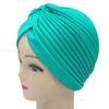 Gorro Pulóver Elástico de Color Sólido para Hombre y Mujer a la Moda, Gorro Tuckerchief, Gorro de Sandía, Gorro Indio, Gorro de Yoga para Mujer, Gorro Baotou de Luna