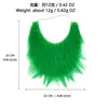 Adereços de Performance de Dança de Halloween Barba Falsa Barba Artificial Colorida Barba de Queixo para Mulheres Barba para Fantasia de Festa