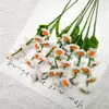 Palito retorcido Flor artificial de margarita pequeña Flor eterna creativa para bricolaje Tallo único Venta al por mayor Ramo de margaritas pequeñas Palito retorcido
