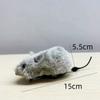 Juguete interactivo automático para gatos y mascotas con forma de ratón, bonito ratón corredor, divertido juguete para gatos, simulación eléctrica.
