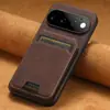 SUTENI é adequado para capa com slot para cartão Google 11Pro, Pixel10 abertura superior e inferior suporte resistente capa de couro protetora