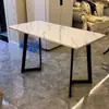 Juego de mesa y sillas de comedor nórdico, moderno y simple, adecuado para apartamentos pequeños, mesa de comedor rectangular con veta de madera clara, mesa individual