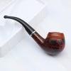Cf5581 Cano Rachado Vermelho e Preto Criativo Madeira Maciça Resina Tubo Emendado Quatro Tubos Yiwu Tubo Atacado