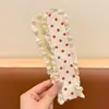 Tapa Franja para Arrumar Fios Soltos, Faixa de Cabelo Estilo Étnico, Acessório de Cabelo com Fecho Mágico de Tecido de Renda para Meninas