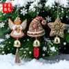 Homem de Gengibre de Natal Sino Pingente Papai Noel Pequeno Enfeite Decoração de Árvore de Natal Pingente de Decoração de Natal