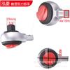 Llave dinamométrica de apertura con torque, cabezal de trinquete 1/4 3/8 1/2-9x12 14x18, adaptador redondo en forma de pera