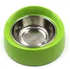 Suministro directo de nuevos fabricantes cuenco para mascotas melamina antideslizante redondo color acero inoxidable cuenco para perro cuenco para gato suministros para mascotas