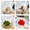 Colador Grande Estilo Japonés para Empanadillas, Colador de Cocina para Fideos con Mango Largo, Cuchara Escurridora Doméstica para Olla Caliente Sopa Picante con Filtro