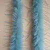 Tiras de Pena de Peru Sintética para Atacado, Acessórios de Performance para Roupas, Bainhas de Saia, Punhos de Decoração DIY, Tiras de Pele Artificial, Tiras Longas