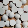 Parche Ocular de Pegatina Blanca para Aguas Bravas con Perlas de Ojos 20 mm Semi-Circular Planos Brillantes Base Acrílica Inferior Accesorios para Ojos Base No Porosa