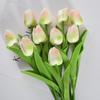 Seleção rigorosa de mini tulipa de plástico PU flor artificial flor falsa comércio exterior transfronteiriço flor de seda casamento decoração para casa fabricantes de flores